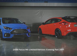 2018福特福克斯RS 限量版面世 福克斯RS 福特高性能部门